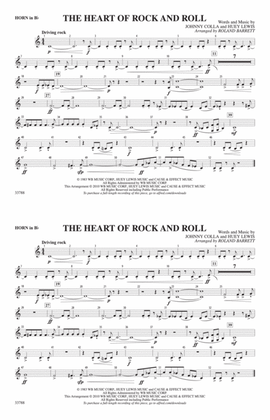 The Heart of Rock and Roll: Horn in B flat
