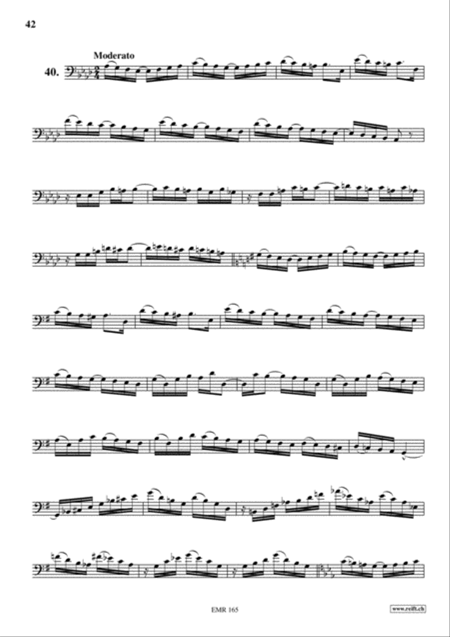 70 Studies Euphonium scores gallery preview page 16