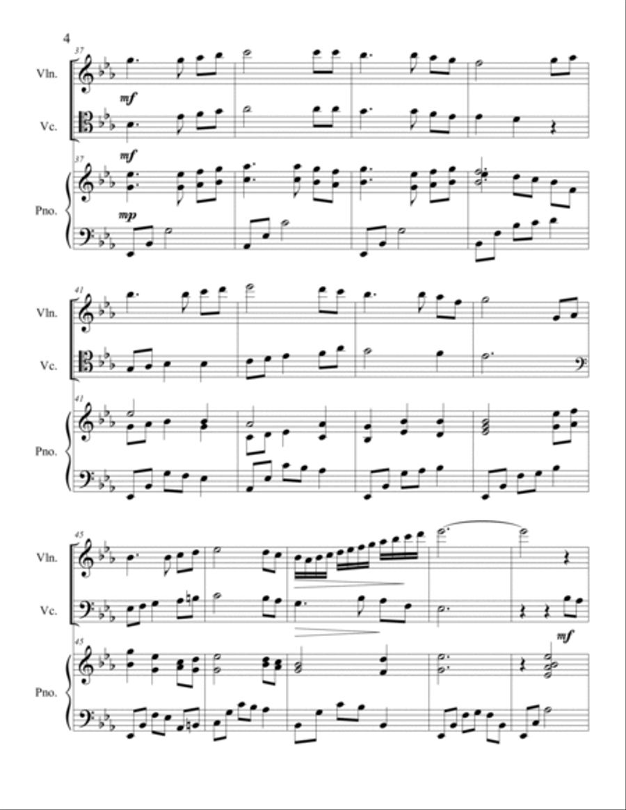 I Am His and He Is Mine (Violin/Cello Duet) String Duet scores gallery preview page 5