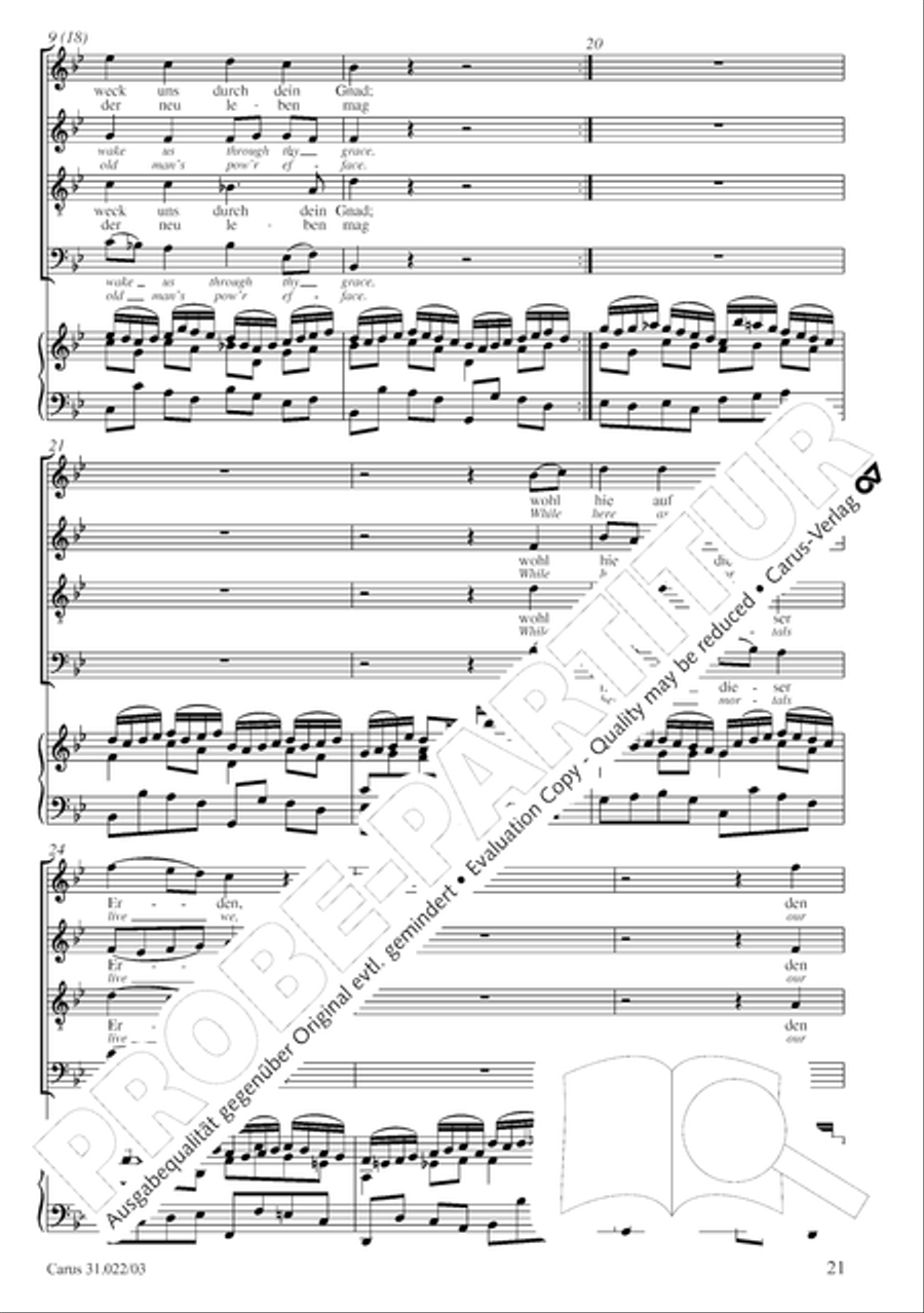 Jesus calling then the Twelve to him (Jesus nahm zu sich die Zwolfe) ATB scores gallery preview page 22