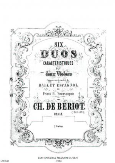 Six duos caracteristiques : pour deux violons, op. 113