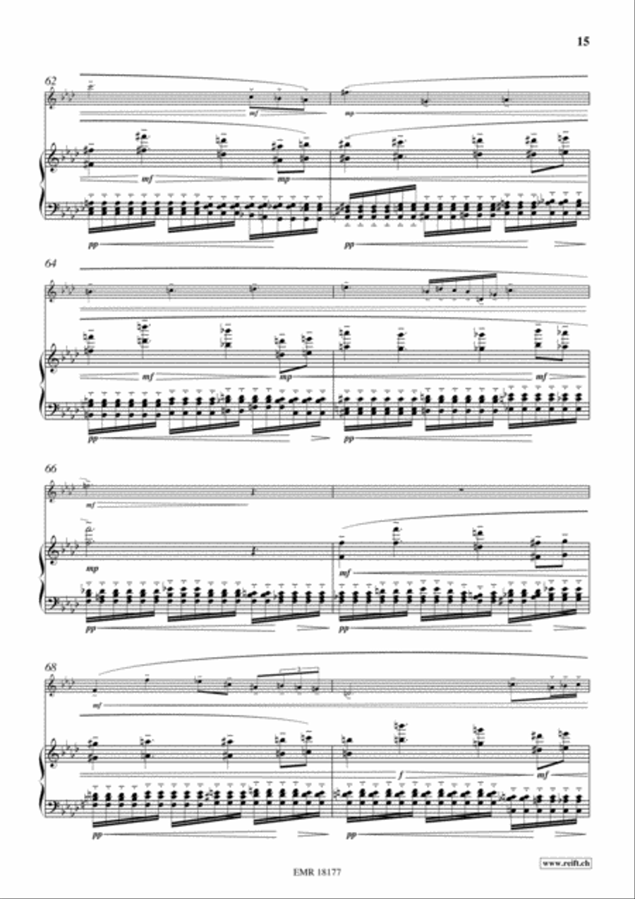 Aiqing Shenghuo Zhi Quan Flute Solo scores gallery preview page 15