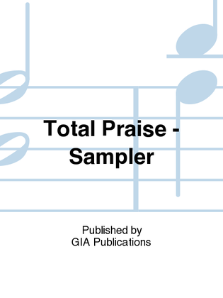 Book cover for Selections from Total Praise - Sampler