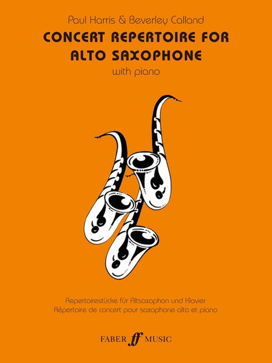 Concert Repertoire Alto Sax/Piano