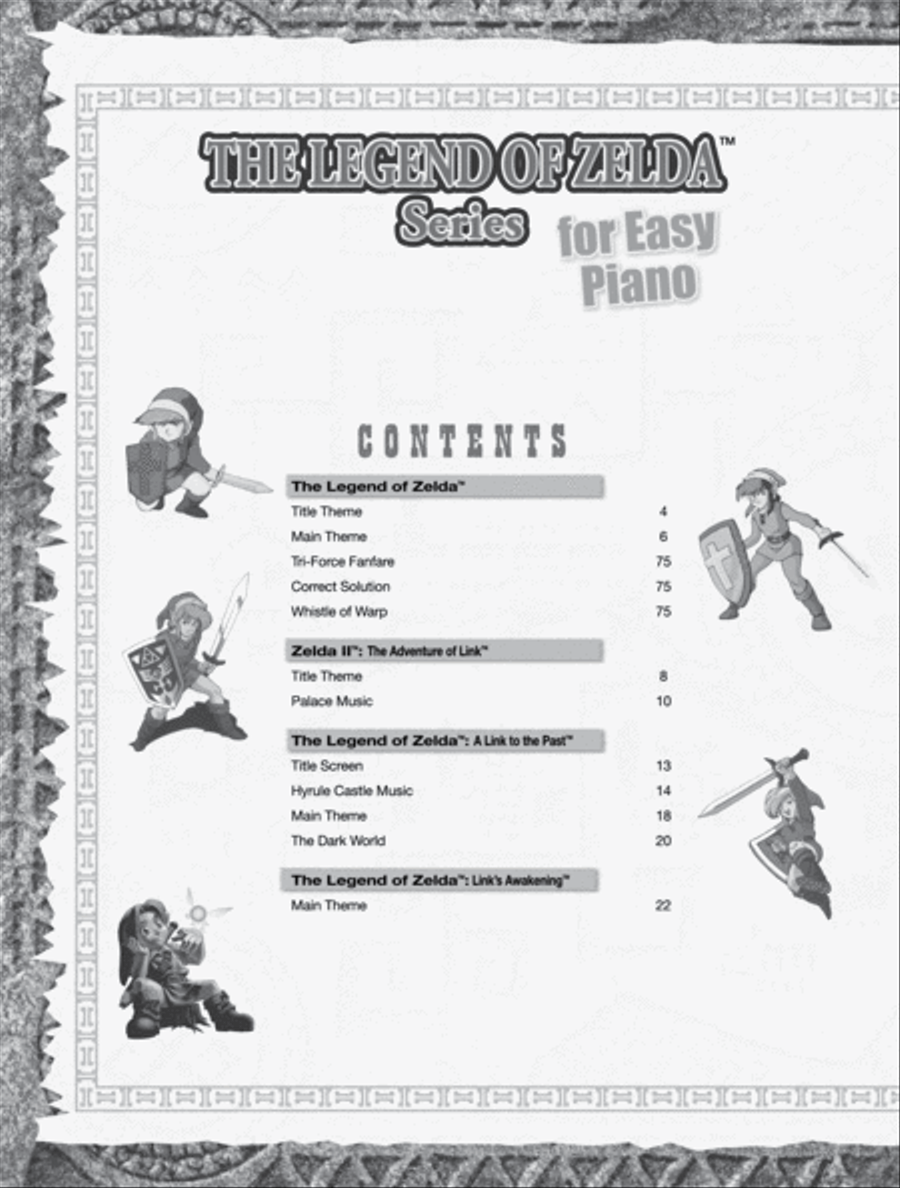 The Legend of Zelda for Easy Piano Easy Piano scores gallery preview page 2