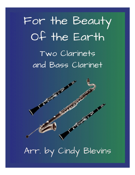 For the Beauty of the Earth, Two Clarinets and Bass Clarinet image number null