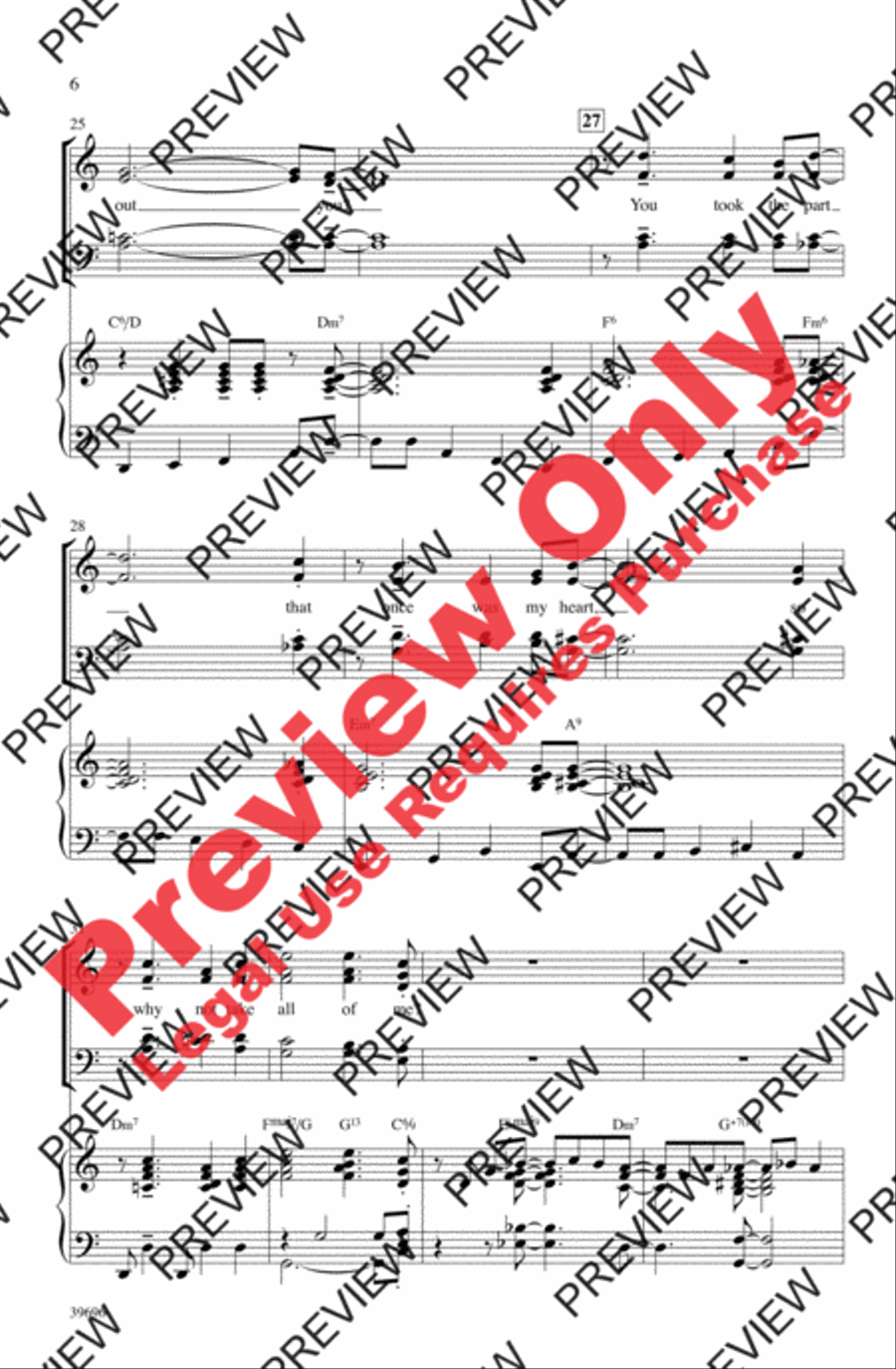 All of Me 4-Part scores gallery preview page 6