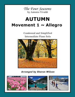 Book cover for AUTUMN: Movement 1 ~ Allegro (from "The Four Seasons" by Vivaldi)