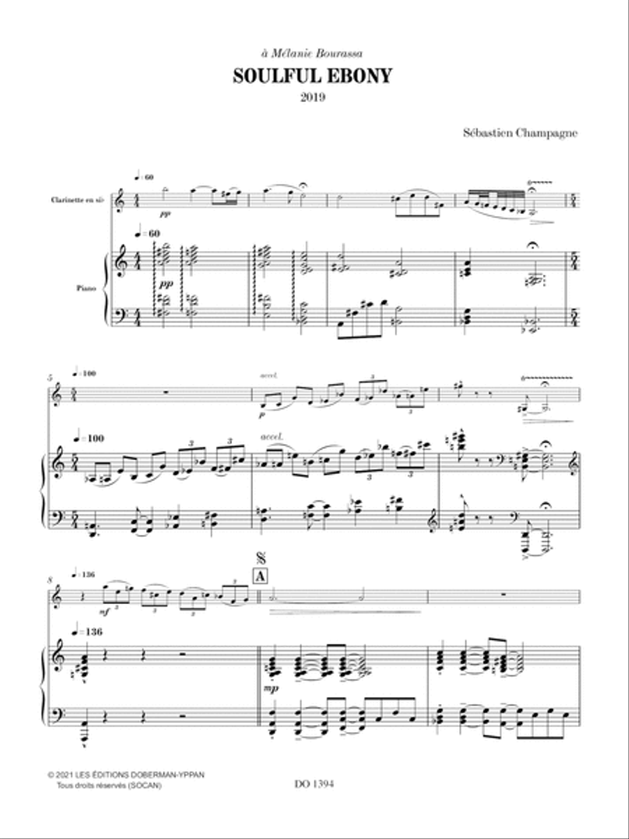 Soulful Ebony Clarinet Solo scores gallery preview page 2