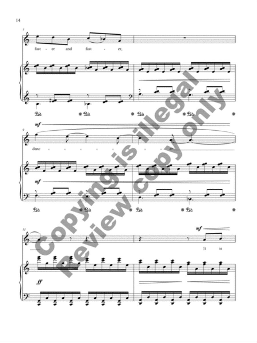 When the South Wind Sings Soprano Voice scores gallery preview page 9