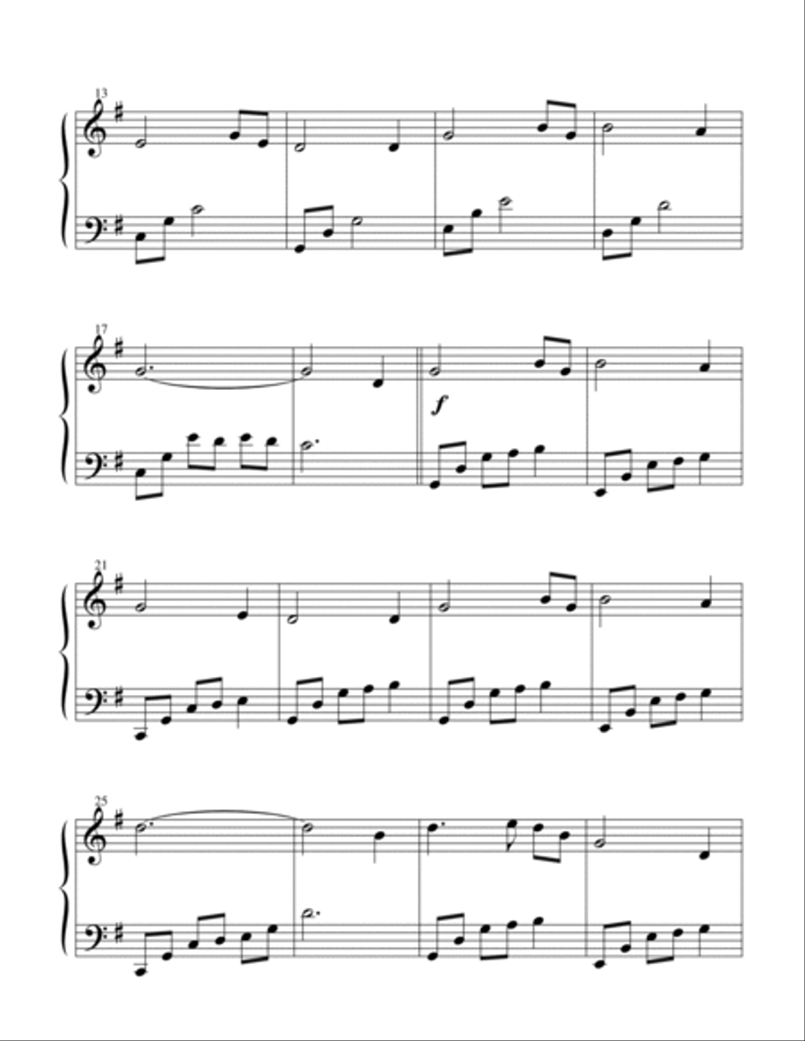 Amazing Grace Amazing Grace Easy Piano scores gallery preview page 2
