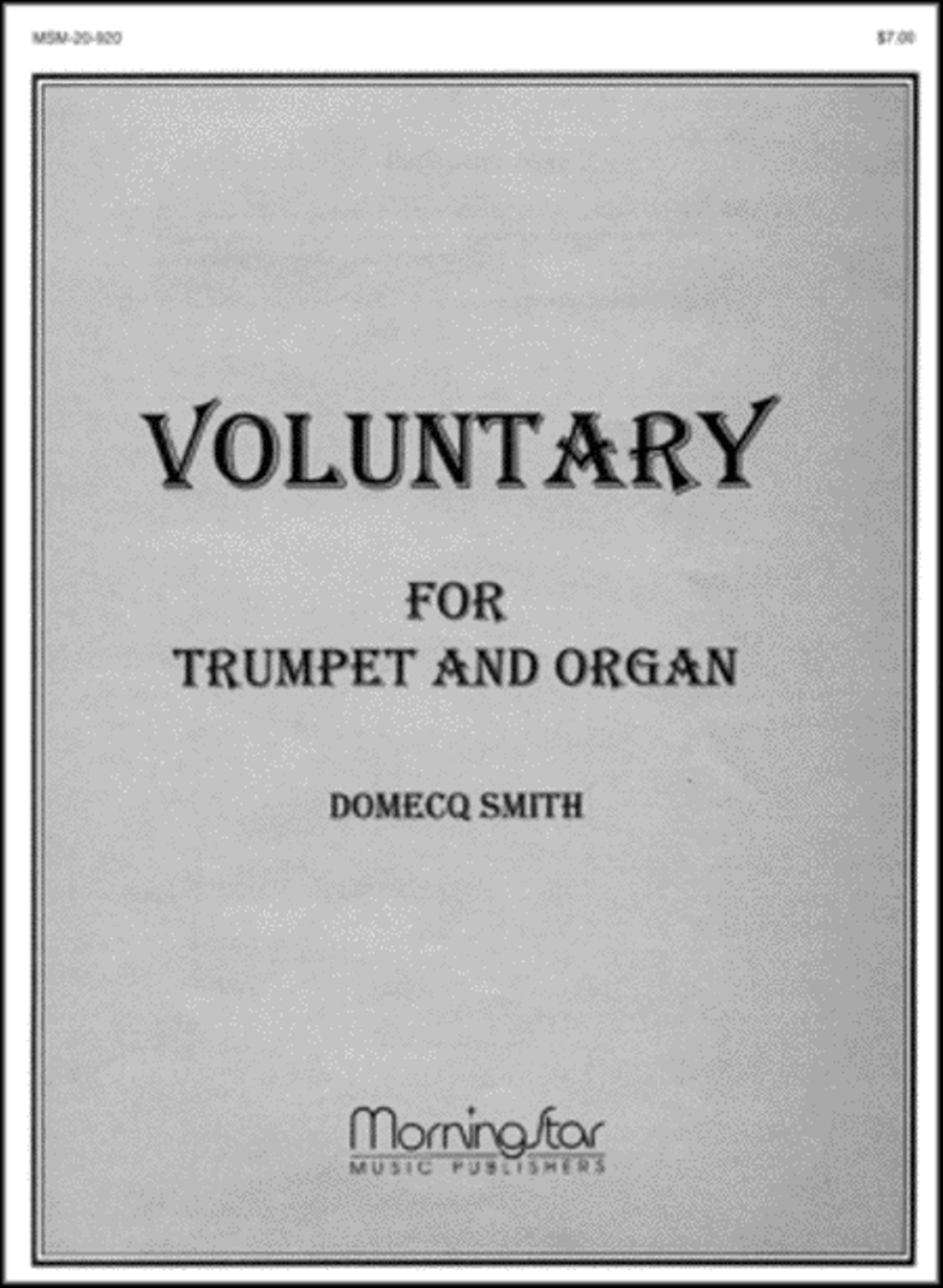 Voluntary for Trumpet and Organ B-Flat Trumpet scores gallery preview page 1