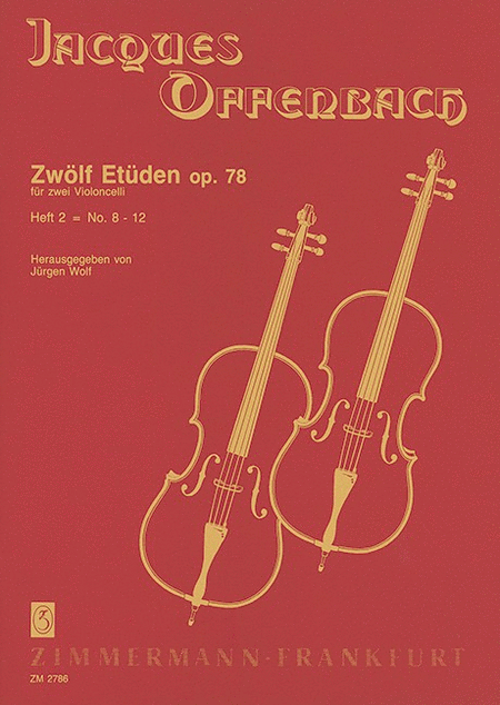 Twelve Etudes Op. 78 Heft 2