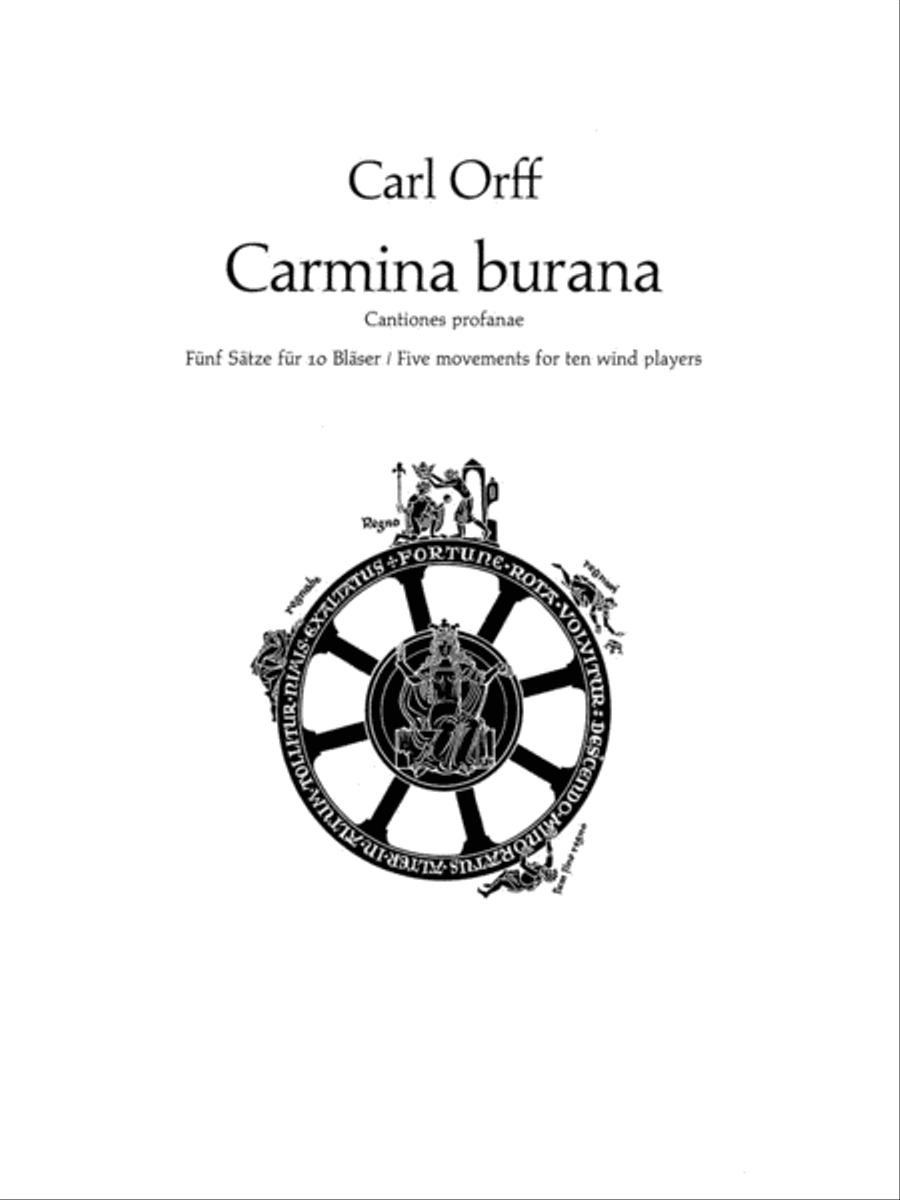Carmina Burana Woodwind Ensemble scores gallery preview page 1