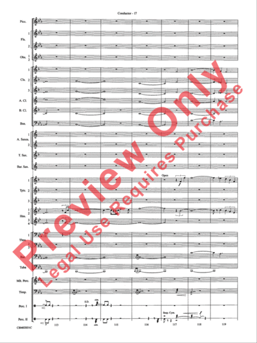 Band of Brothers, Symphonic Suite from Concert Band scores gallery preview page 20