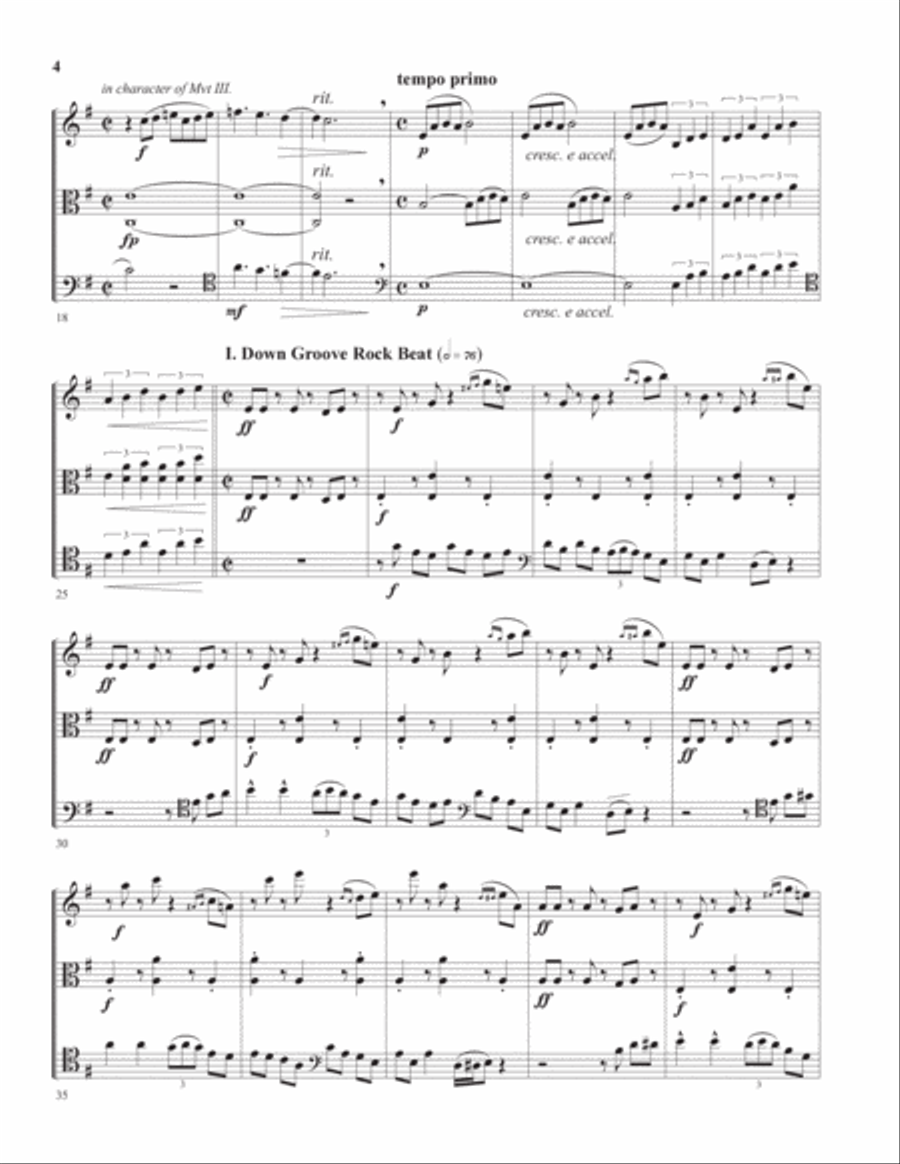 Three Voices from the Americas, Trio for Oboe, Viola & Trombone Trombone Trio scores gallery preview page 4