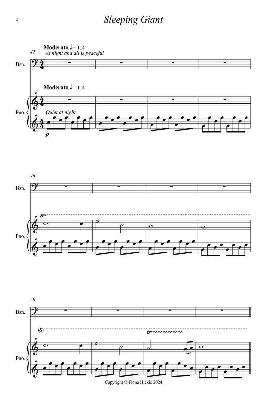 The Giant The Giant Bassoon scores gallery preview page 5