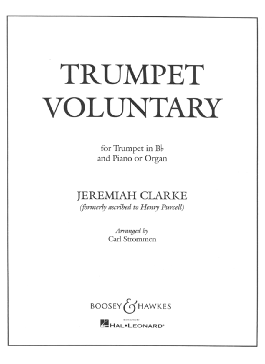 Trumpet Voluntary Trumpet Voluntary Trumpet Solo scores gallery preview page 1