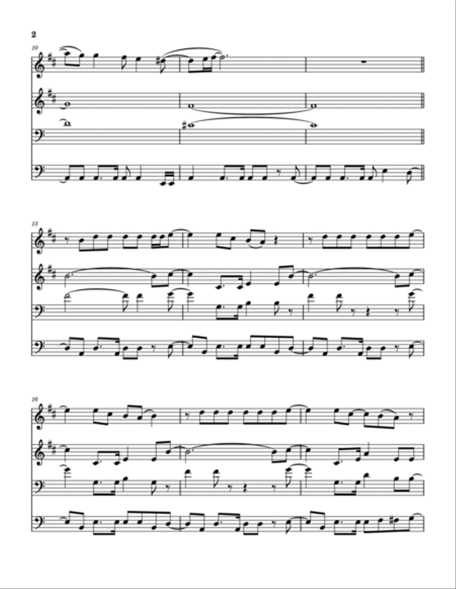 Human Brass Quartet scores gallery preview page 3