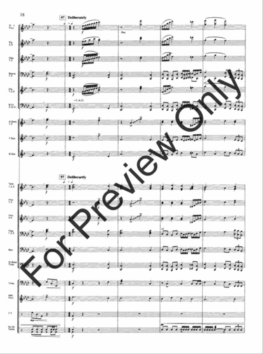Emmanuel Variants Concert Band scores gallery preview page 20