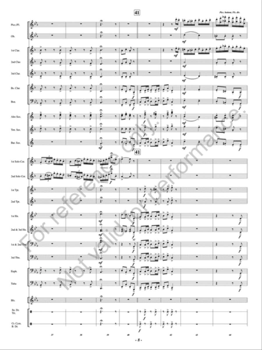 Side Partners Concert Band scores gallery preview page 9
