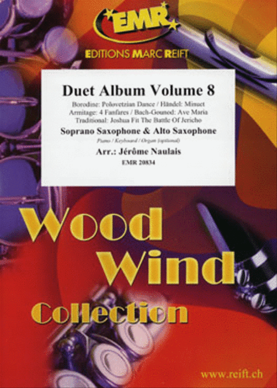 Duet Album Volume 8 Duet Album Volume 8 Saxophone Ensemble scores gallery preview page 1