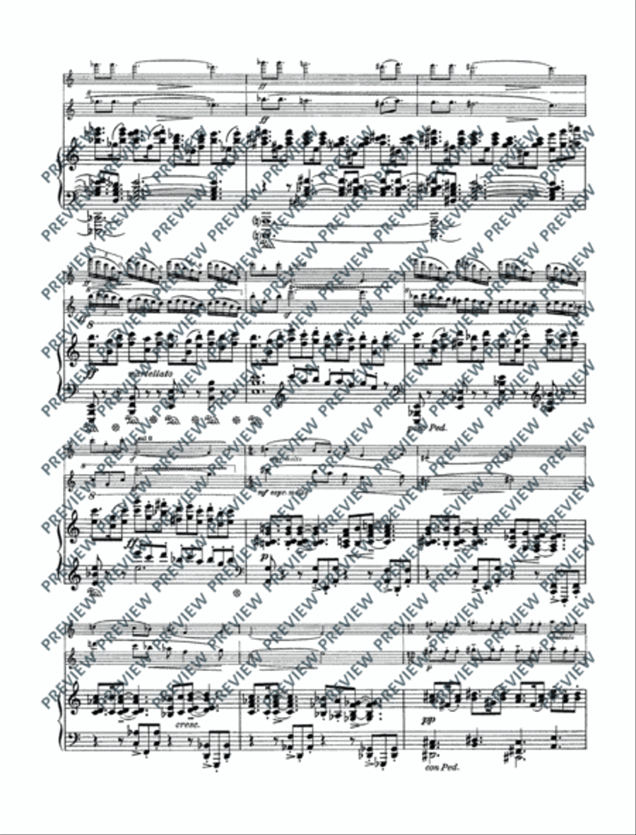 Variations on a theme by Edvard Grieg Violin Solo scores gallery preview page 15