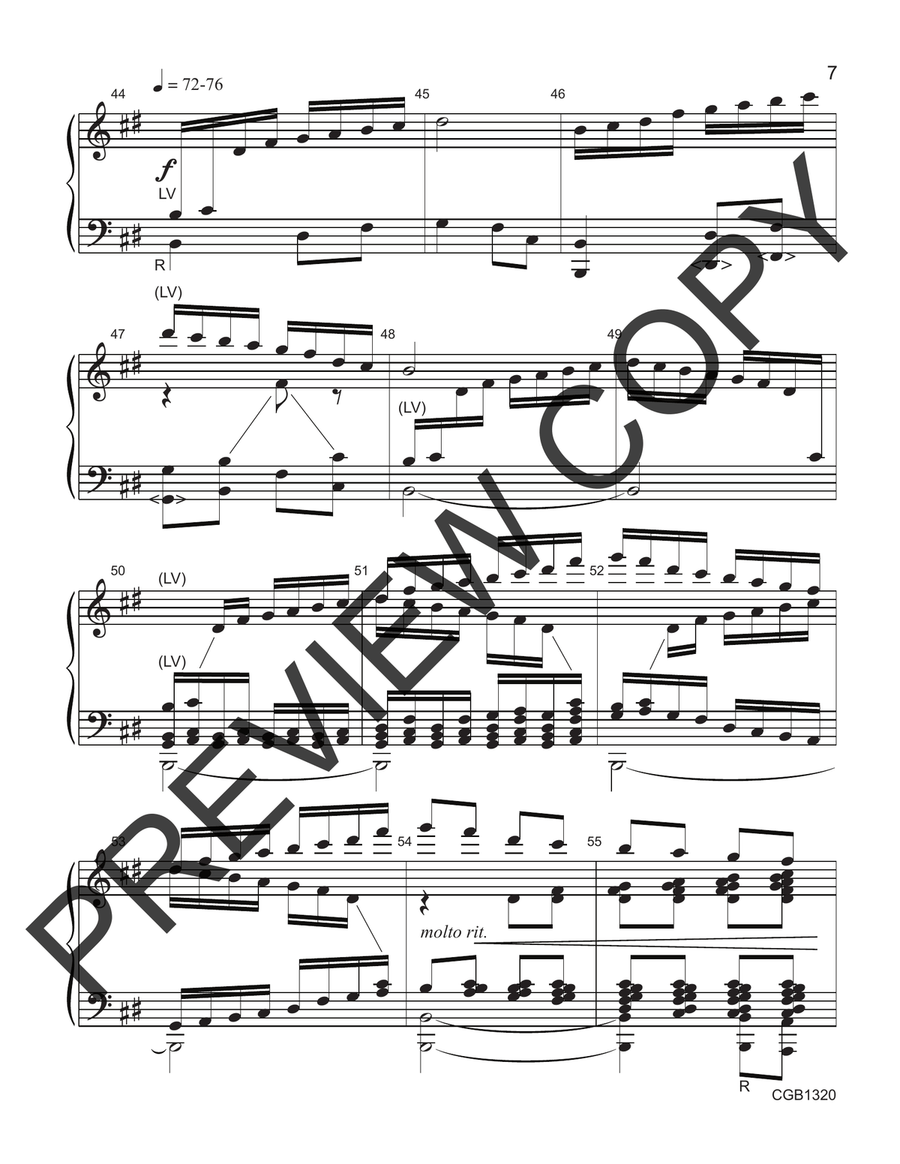 Aurora Aurora Handbell Choir scores gallery preview page 6