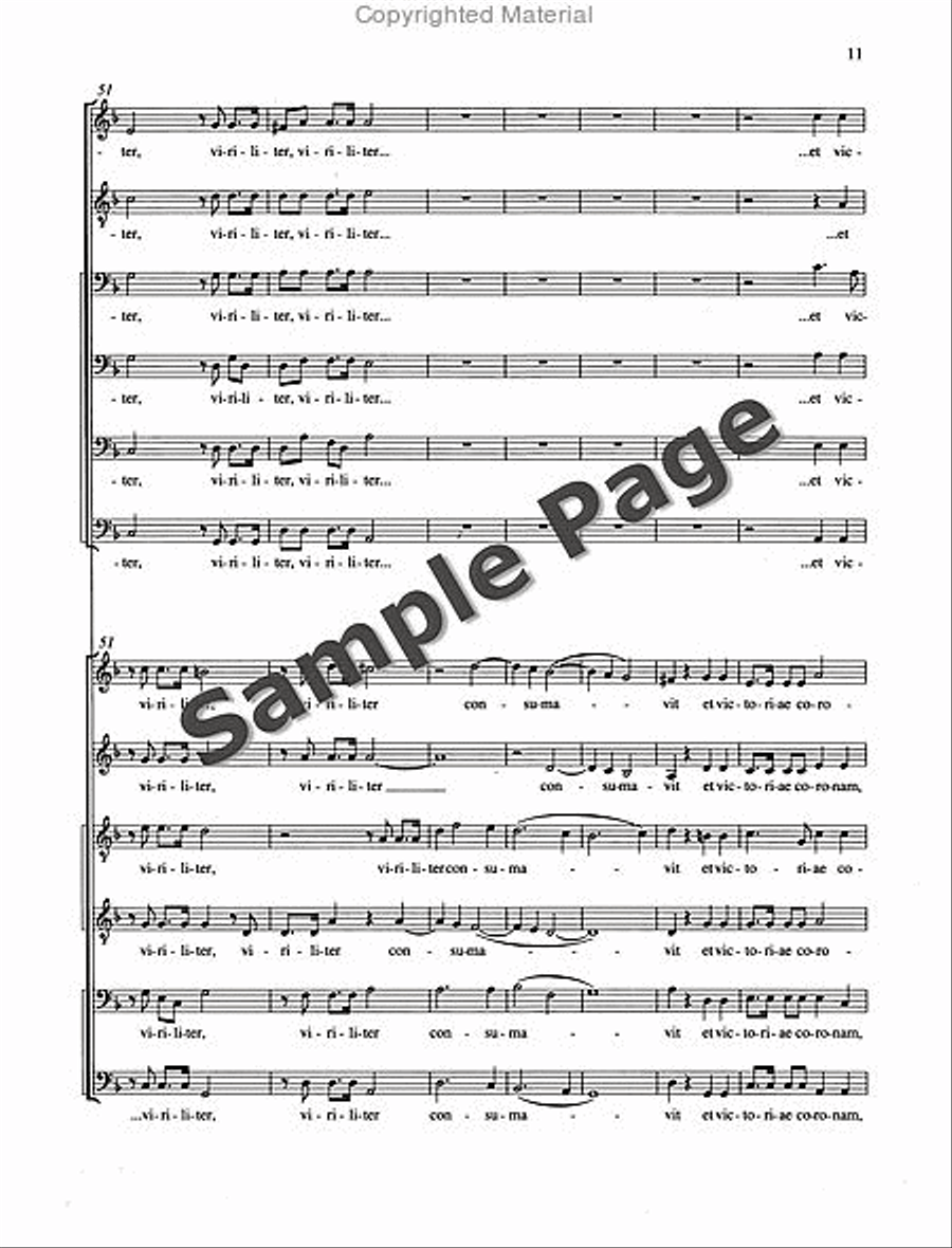 Virtute magna Virtute magna Mixed Choir scores gallery preview page 12