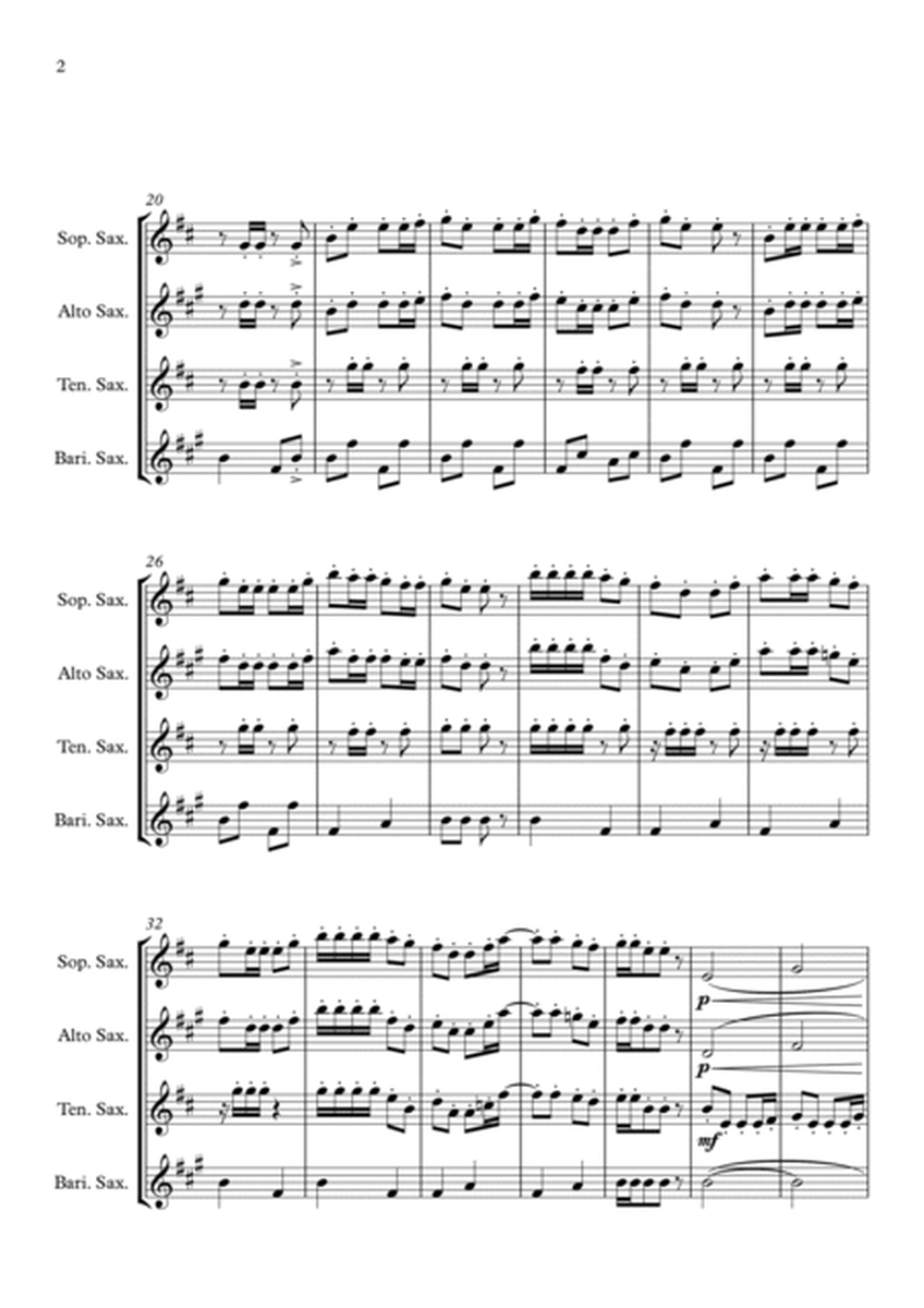 Ievan Polkka for Saxophone Quartet image number null