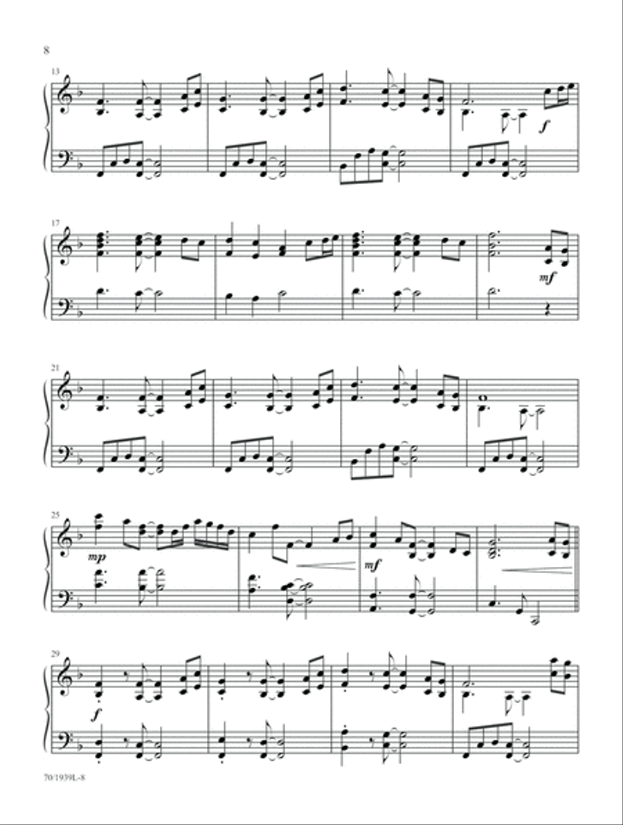 Lord of My Heart Piano Solo scores gallery preview page 7