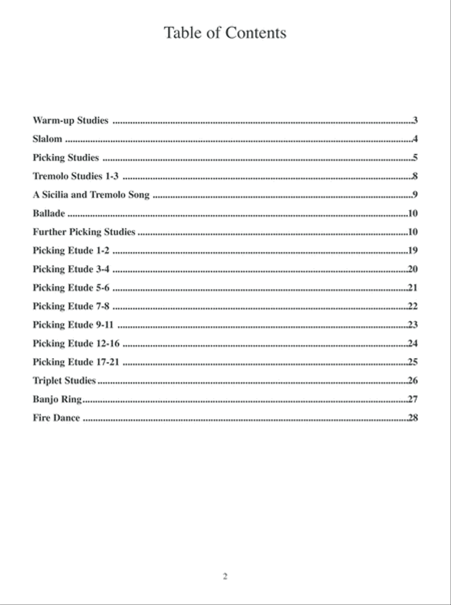 Modern Guitar Method Grade 2, Technique Studies Acoustic Guitar scores gallery preview page 3