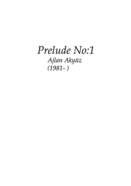 Prelude No.1 (Piano) image number null