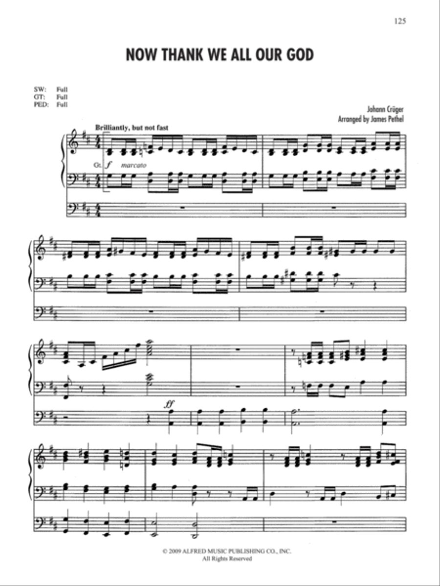 Sunday Morning Organist, Volume 2 Organ scores gallery preview page 5