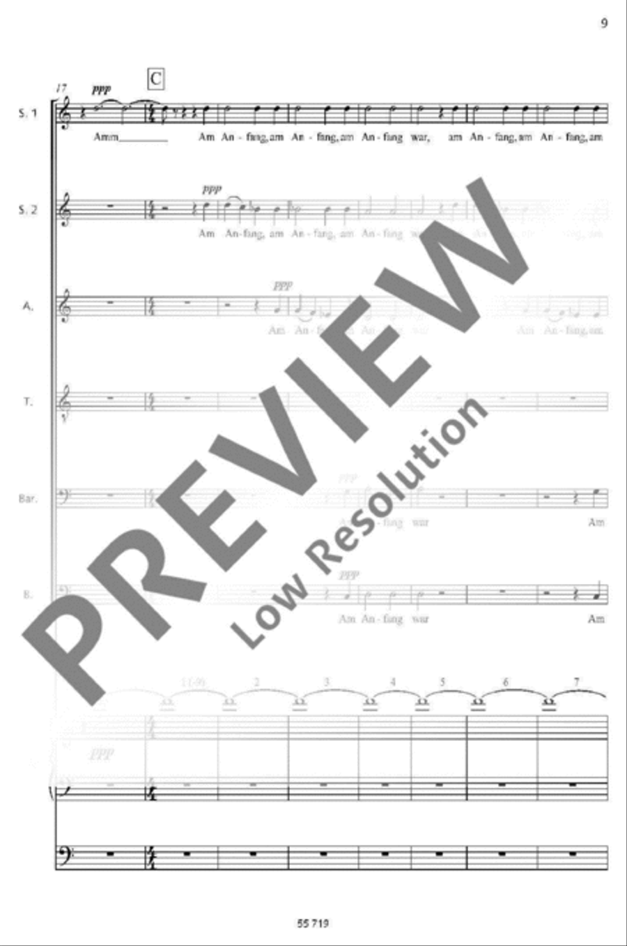 Am Anfang war das Wort Am Anfang war das Wort Children's Choir scores gallery preview page 7