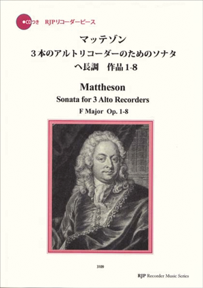 Sonata for 3 Alto Recorders F Major, Op. 1-8
