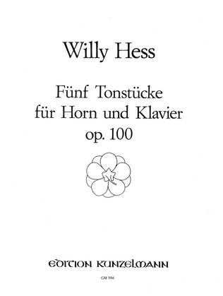 Book cover for 5 Tonstücke