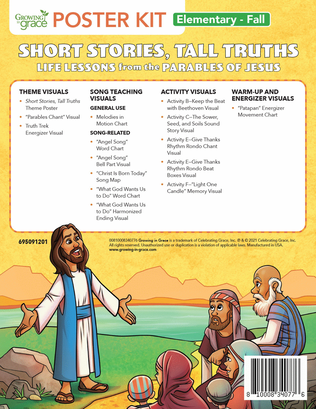 Keep on Singing: Short Stories, Tall Truths Poster Kit - Elementary - Fall
