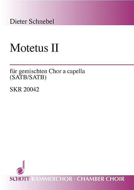 Schnebel D Motetus 2 (ricercar)