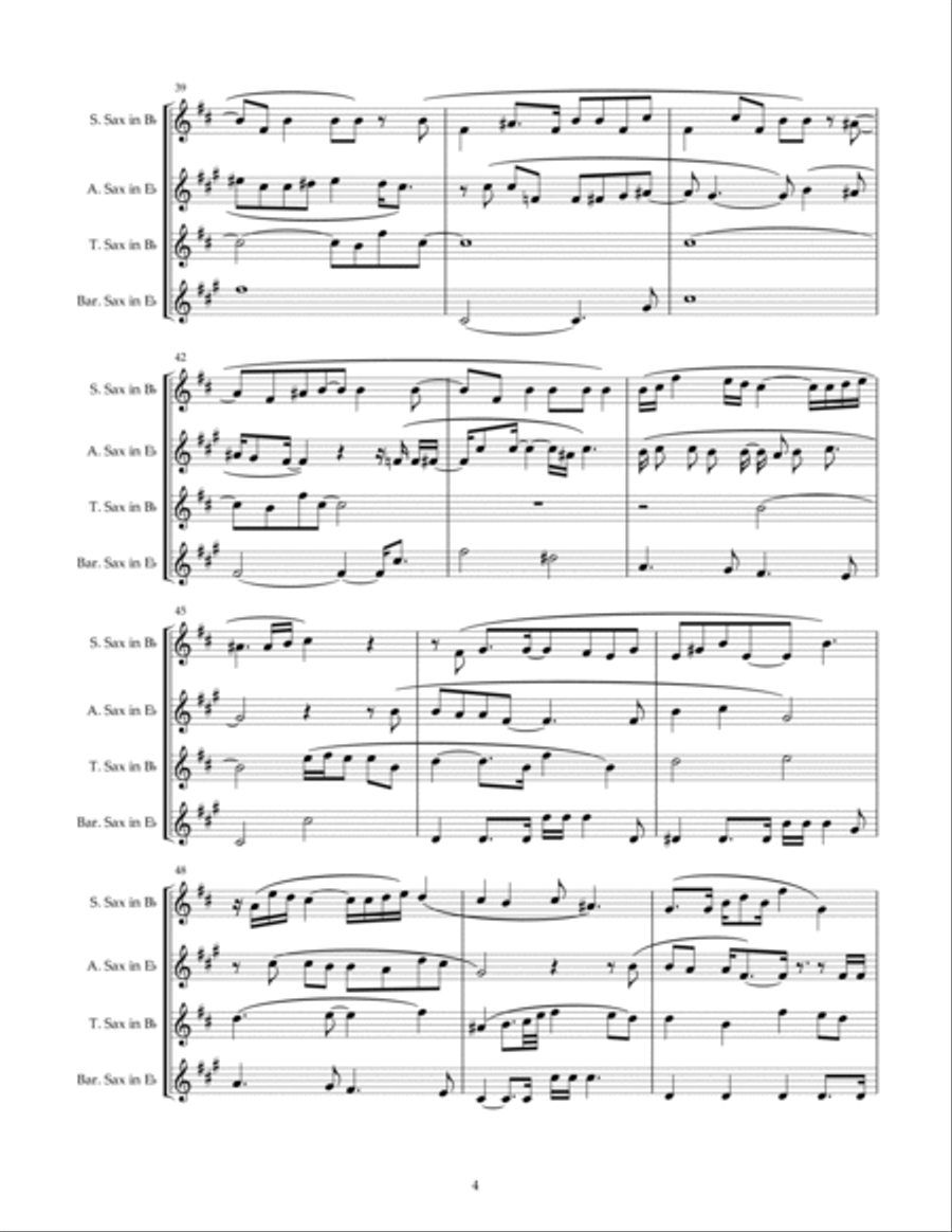 There Is A Voice There Is A Voice Woodwind Quartet scores gallery preview page 5