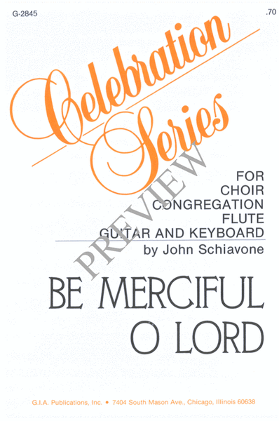 Be Merciful, O Lord