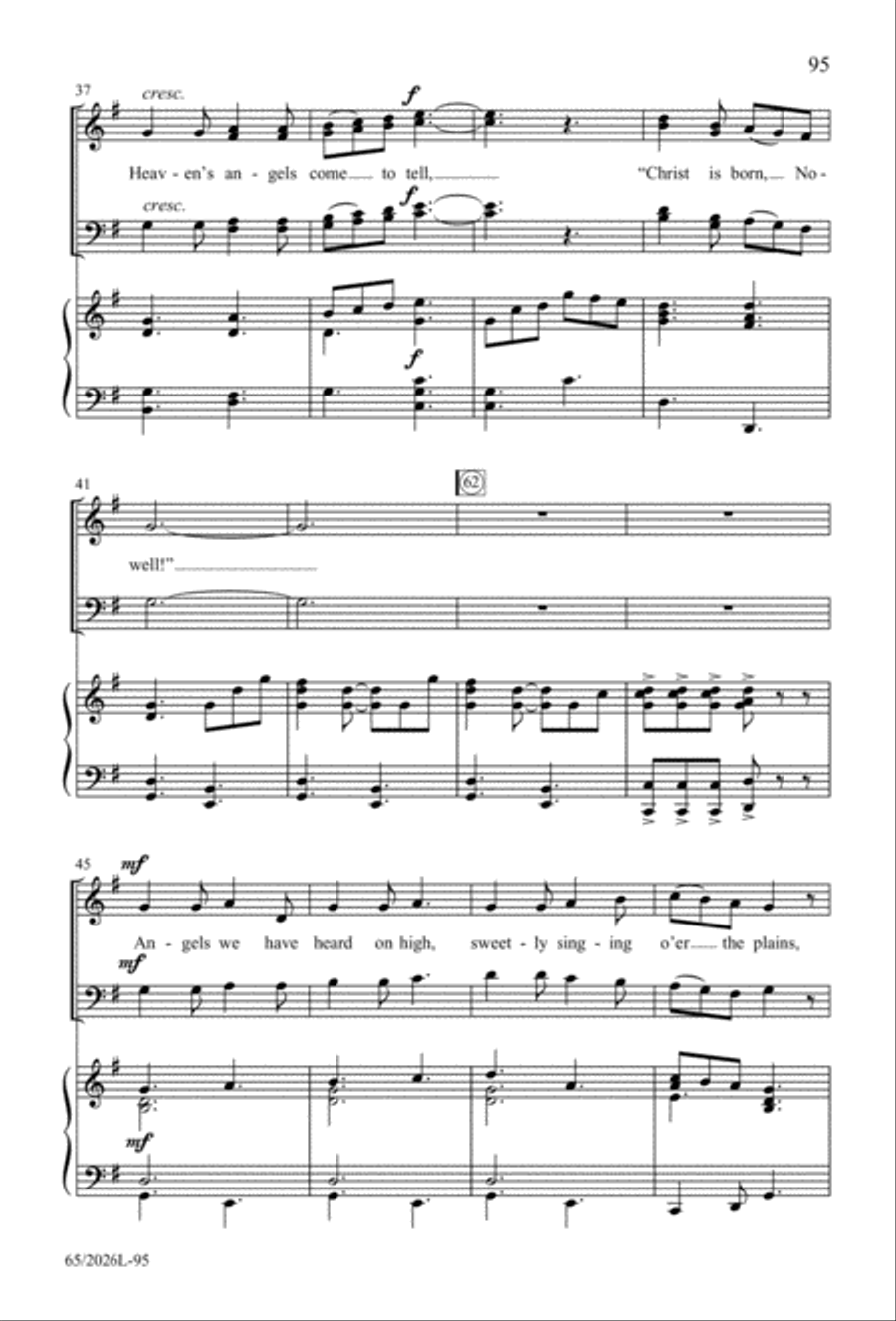 Night of the Father's Love 4-Part scores gallery preview page 96