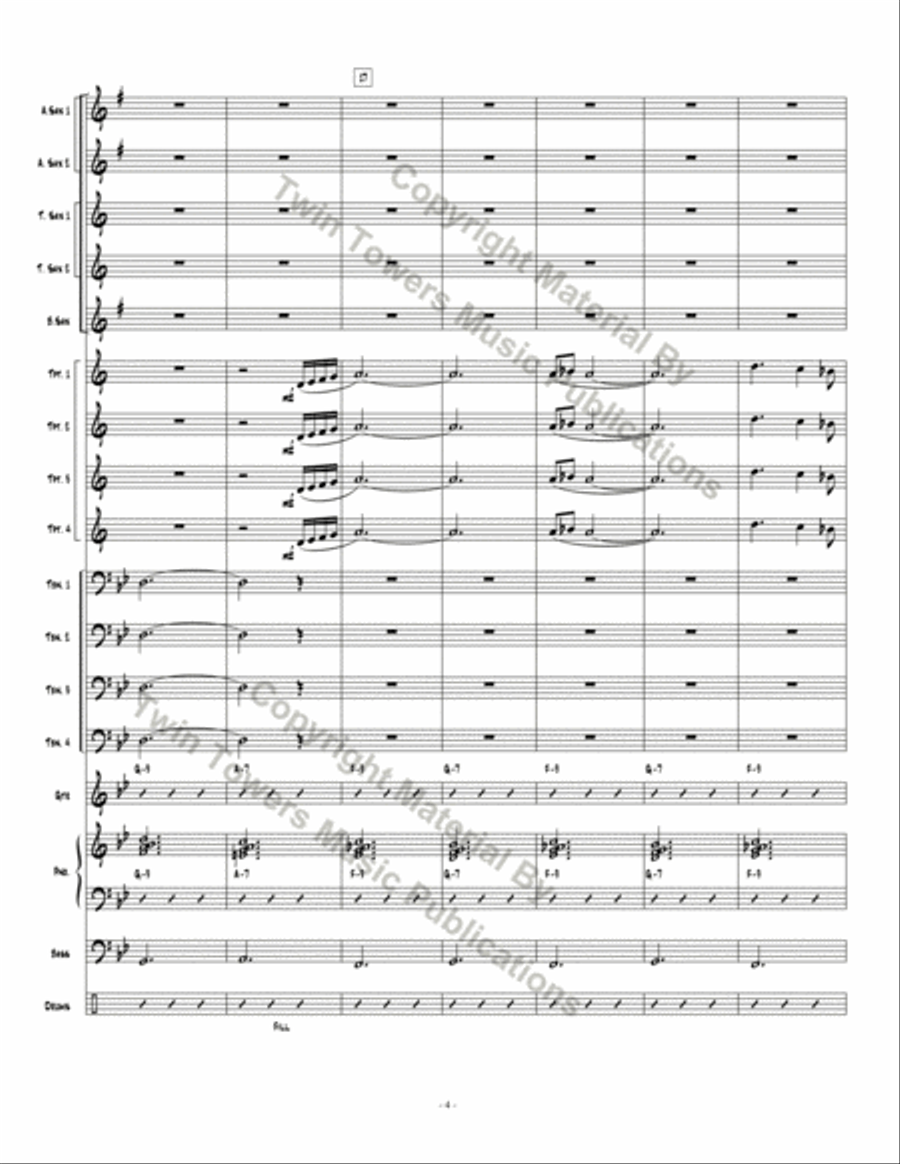 Pthalo Blue Pthalo Blue Jazz Ensemble scores gallery preview page 5