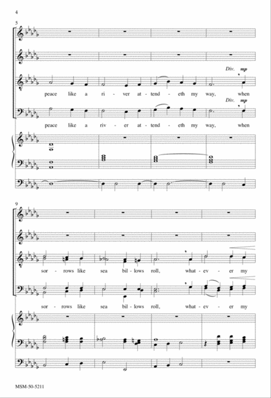It Is Well with My Soul It Is Well with My Soul Divisi scores gallery preview page 2