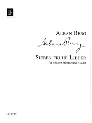 Book cover for Sieben Frühe Lieder