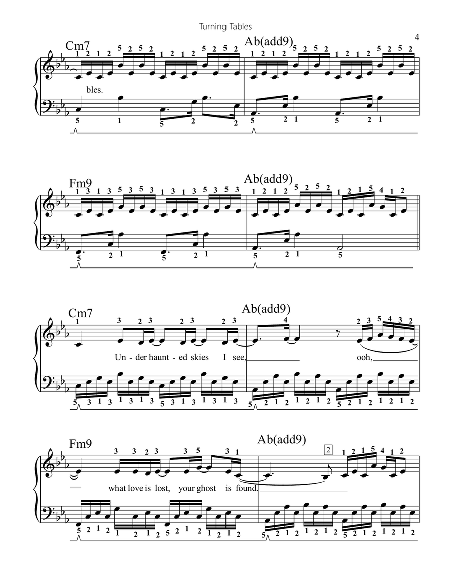 Turning Tables Alto Voice scores gallery preview page 4