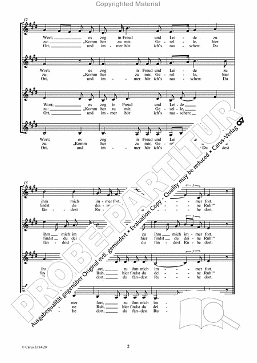 Am Brunnen vor dem Tore SSAA scores gallery preview page 3
