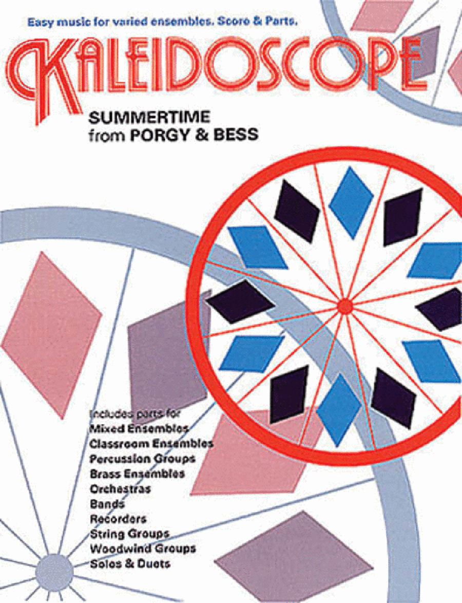George Gershwin: Kaleidoscope - Summertime School and Community scores gallery preview page 1