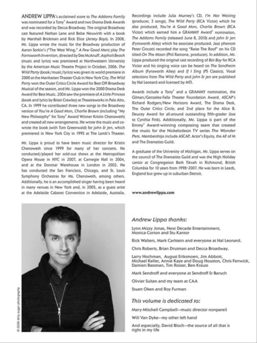 The Addams Family Piano, Vocal scores gallery preview page 4