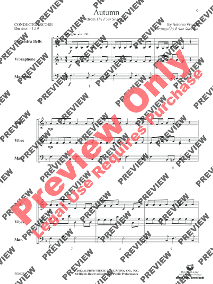 Classic Mallet Trios, Volume 2 Small Ensemble scores gallery preview page 10